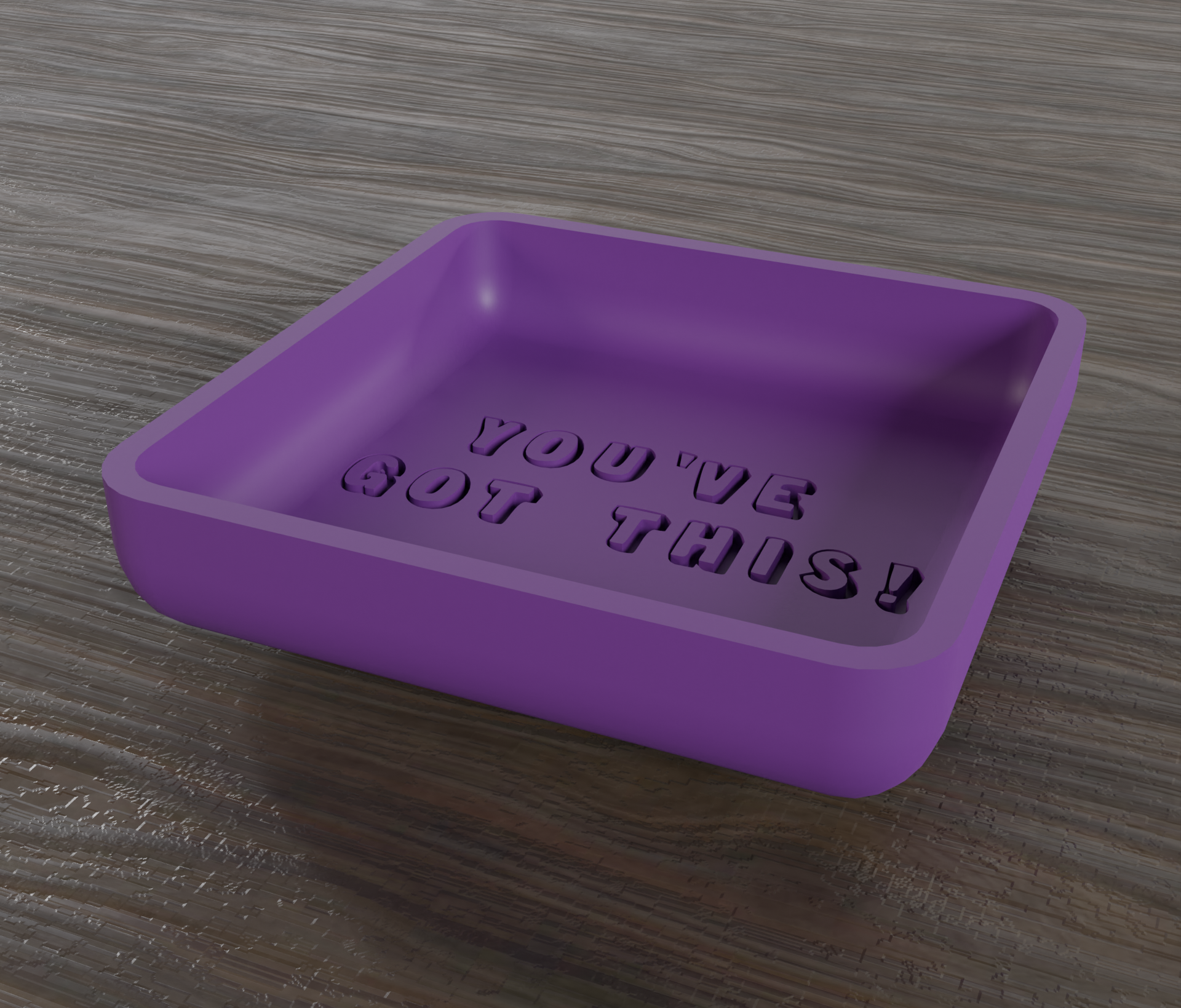Motivational Catch All Tray