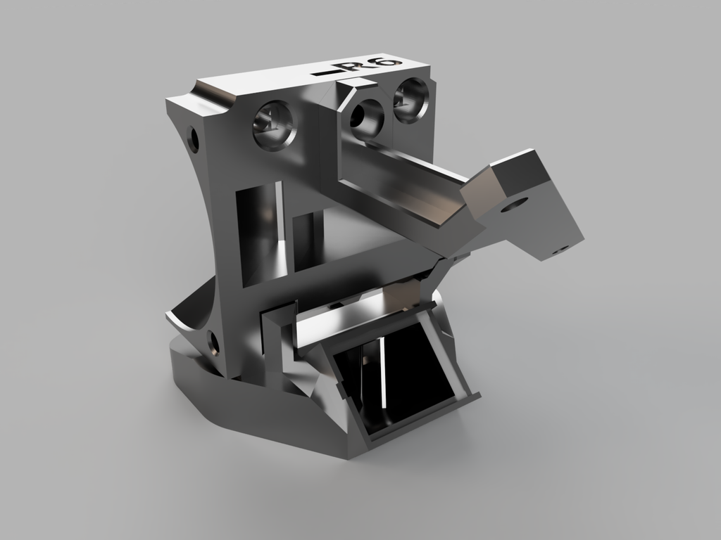 Prusa Mk3S+ R6 RHD print fan shroud and extruder cover