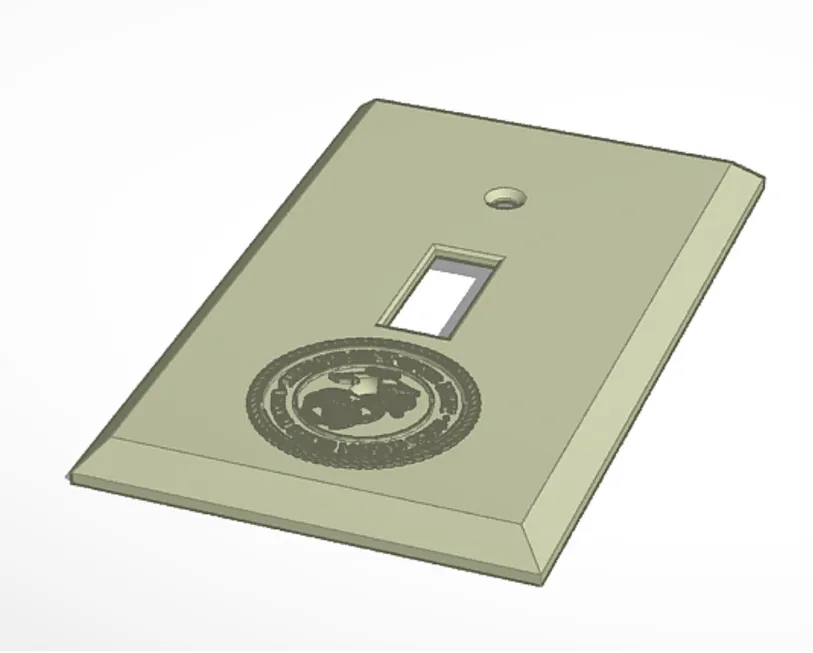 Light Switch Plate with Remote Holder by brettvitaz, Download free STL  model