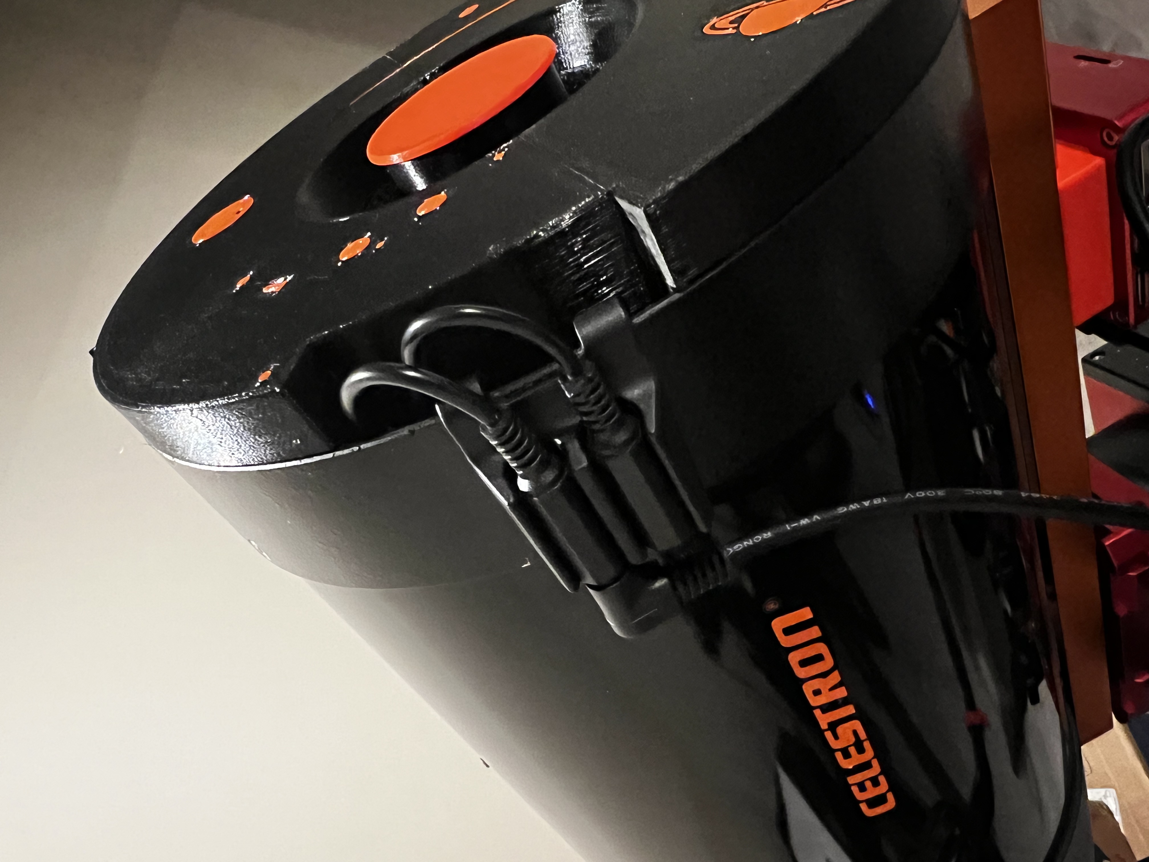 Celestron C8 Dust Cap with Dew Ring Wire Space by Gyoenastaader