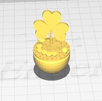 Gold Kettle and clover
