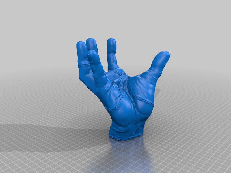 Wednesday (thing) hand(Mercredi) by Augustin.pe | Download free STL ...