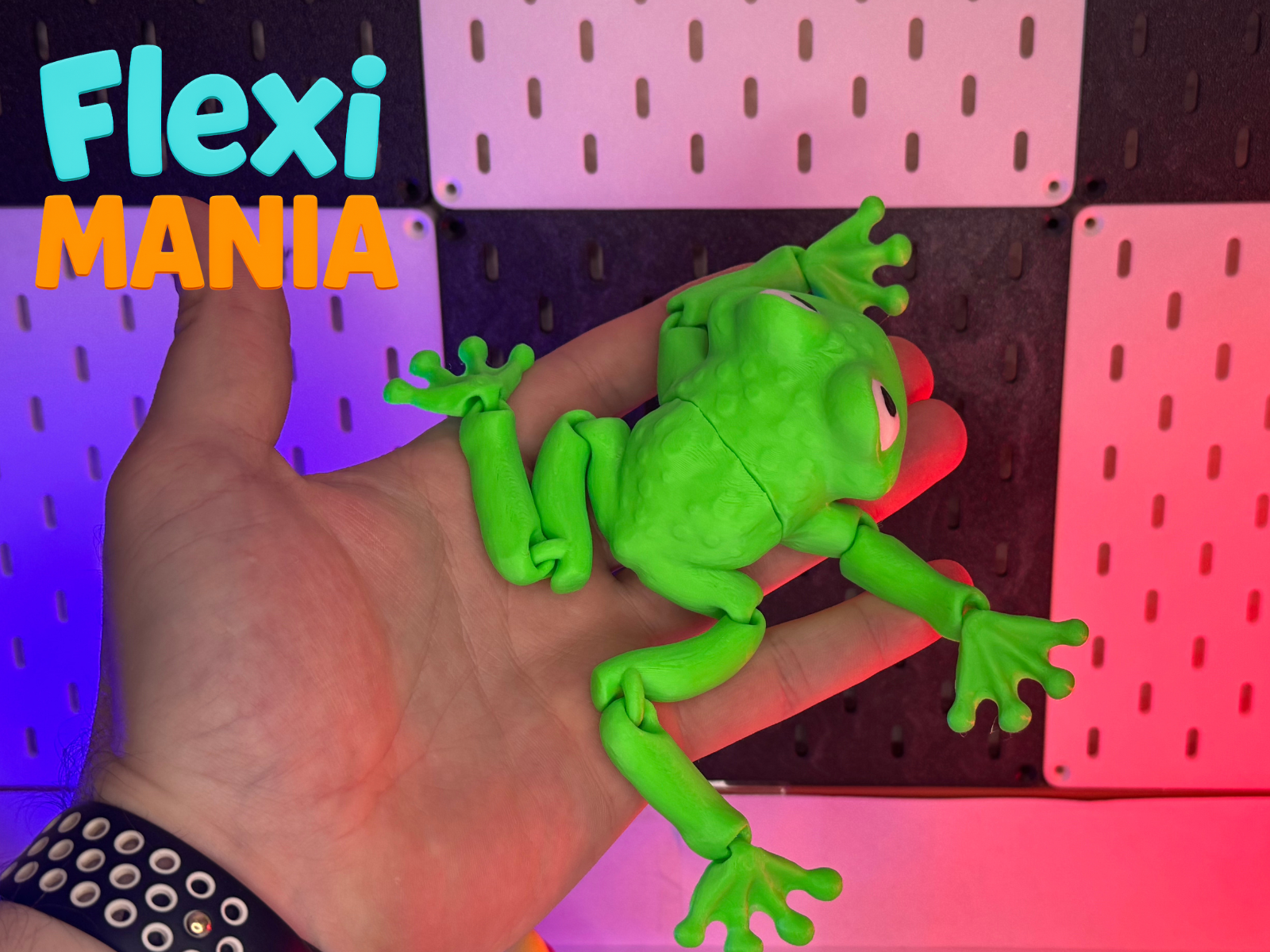 Articulated Print-in-Place Frog – No Supports Needed — miniatura 5