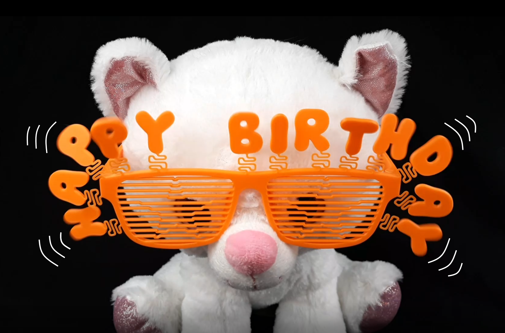 Bobble HAPPY BIRTHDAY glasses