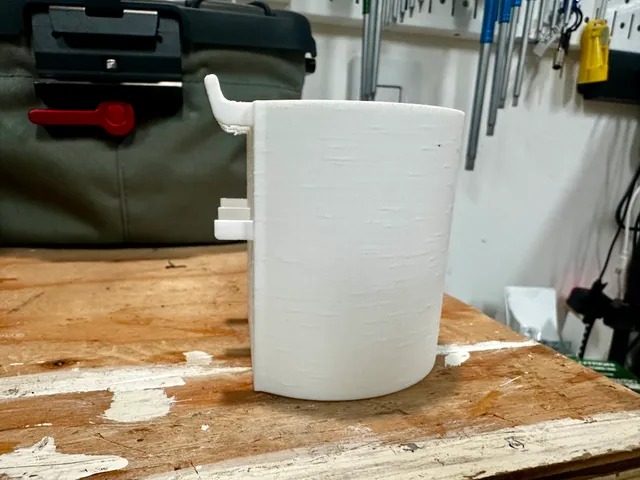 Pegboard Cup for 1" pegboard holes