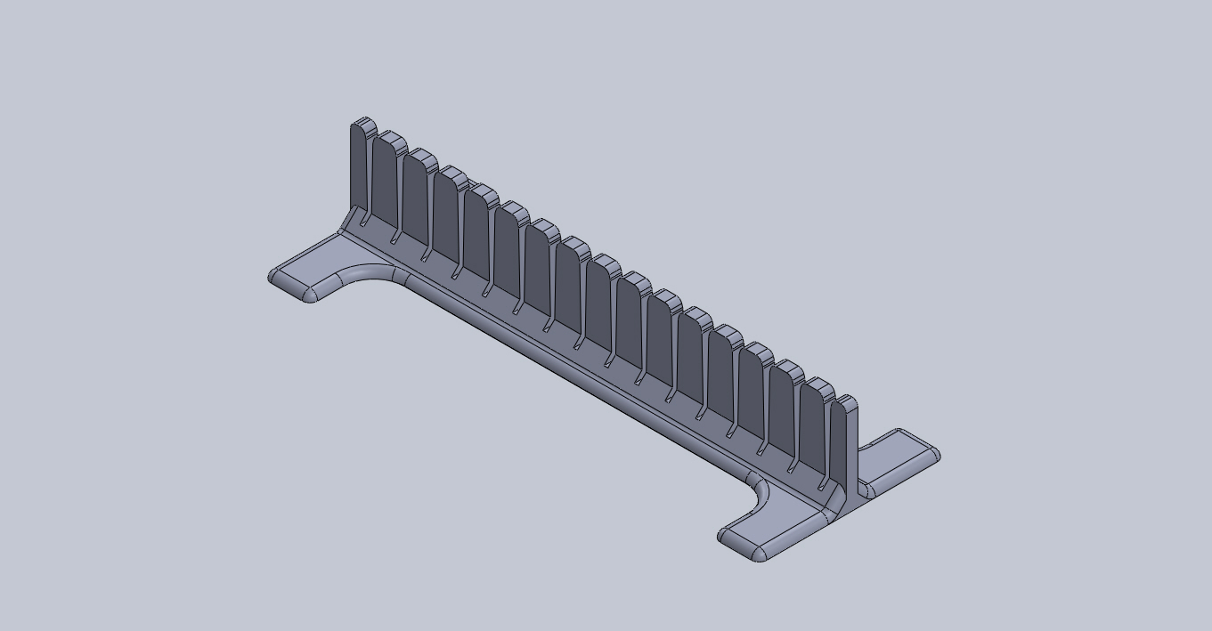 In Drawer Knife Rack by nightfox90 | Download free STL model ...