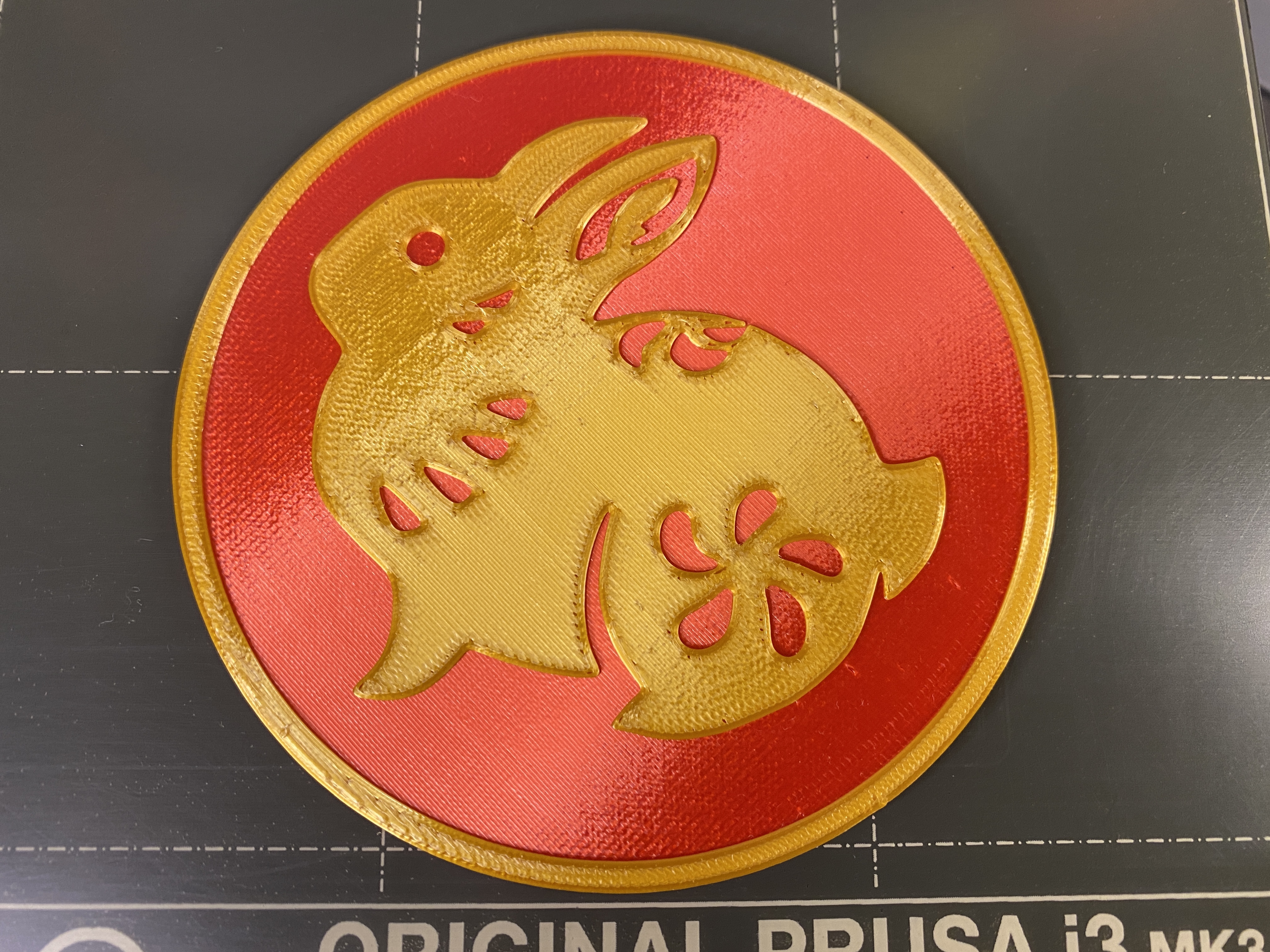 Chinese New Year Rabbit Coaster