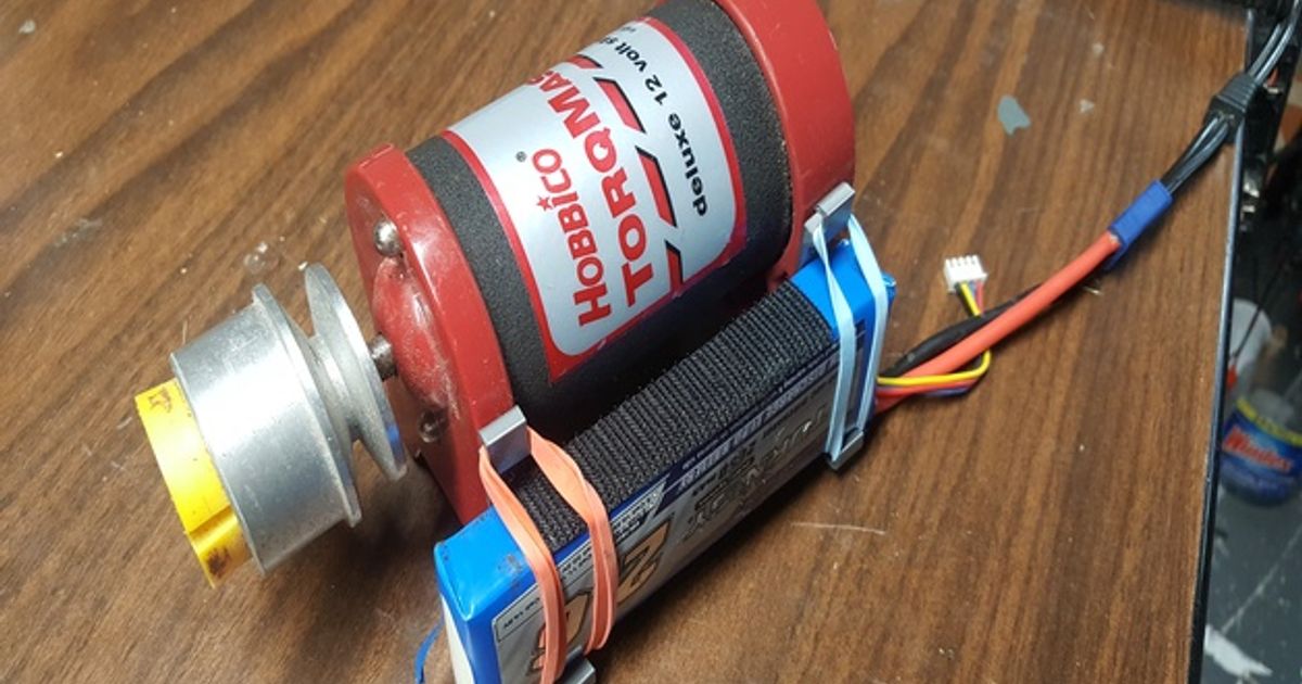 RC starter battery holder. by ihakov Download free STL model