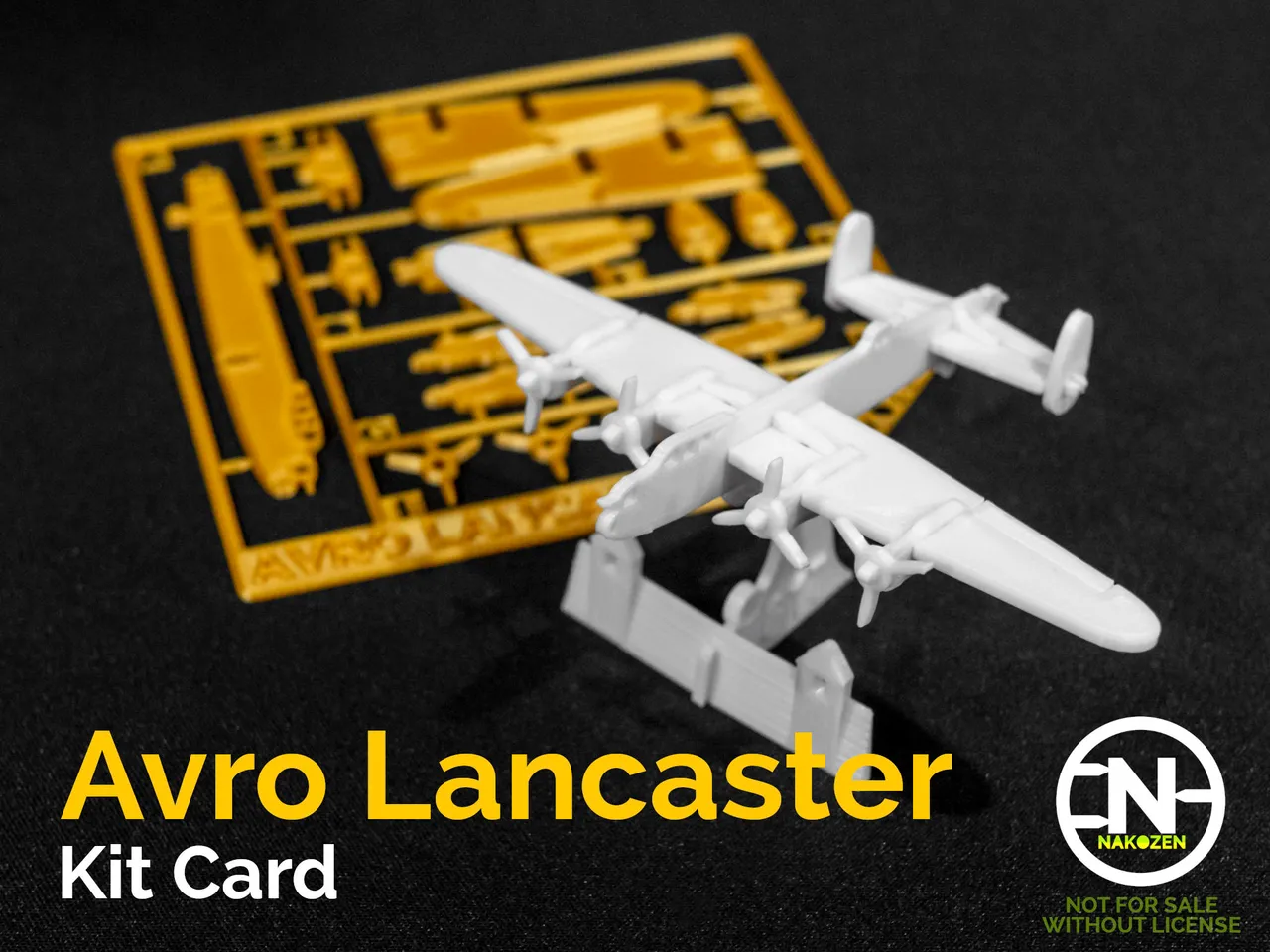 Avro Lancaster Kit Card by Nakozen | Download free STL model ...