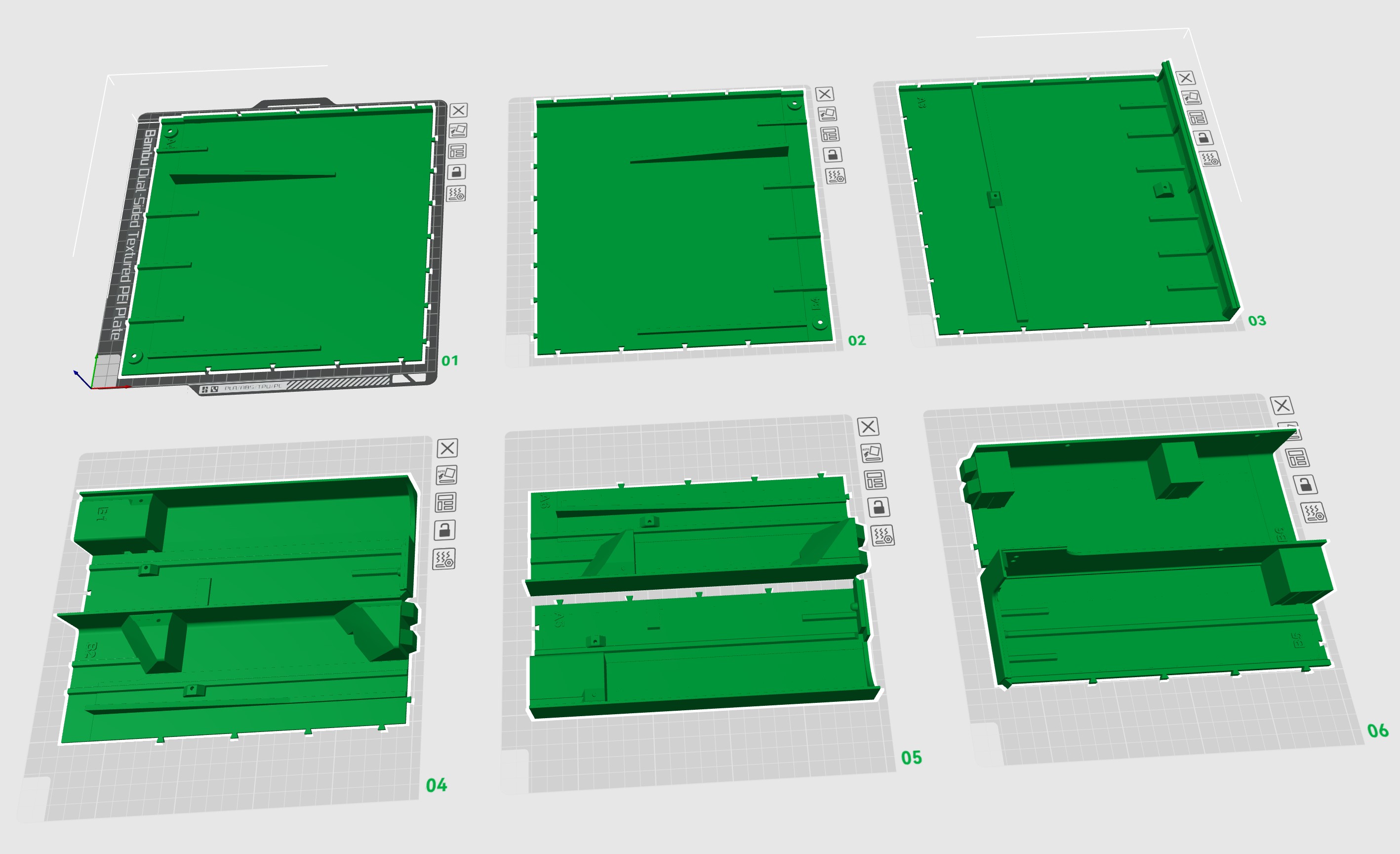 P1P Enclosed Sides: Pegboard Modplate