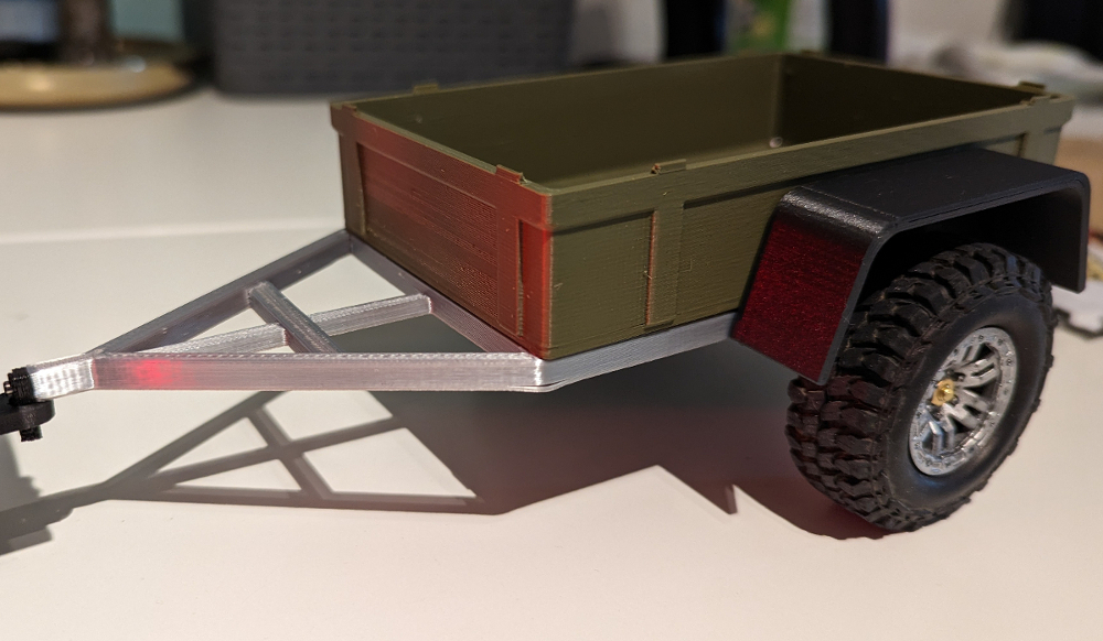 R/C 1/18 Trailer - Compatible with Traaxas TRX-4M