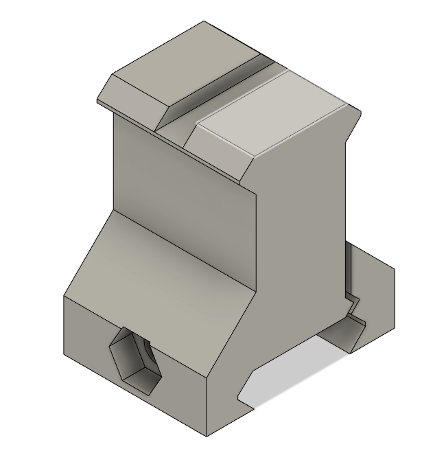 RIS/Picatinny Riser 25mm Rail M3/M5 (airsoft, gel blaster)