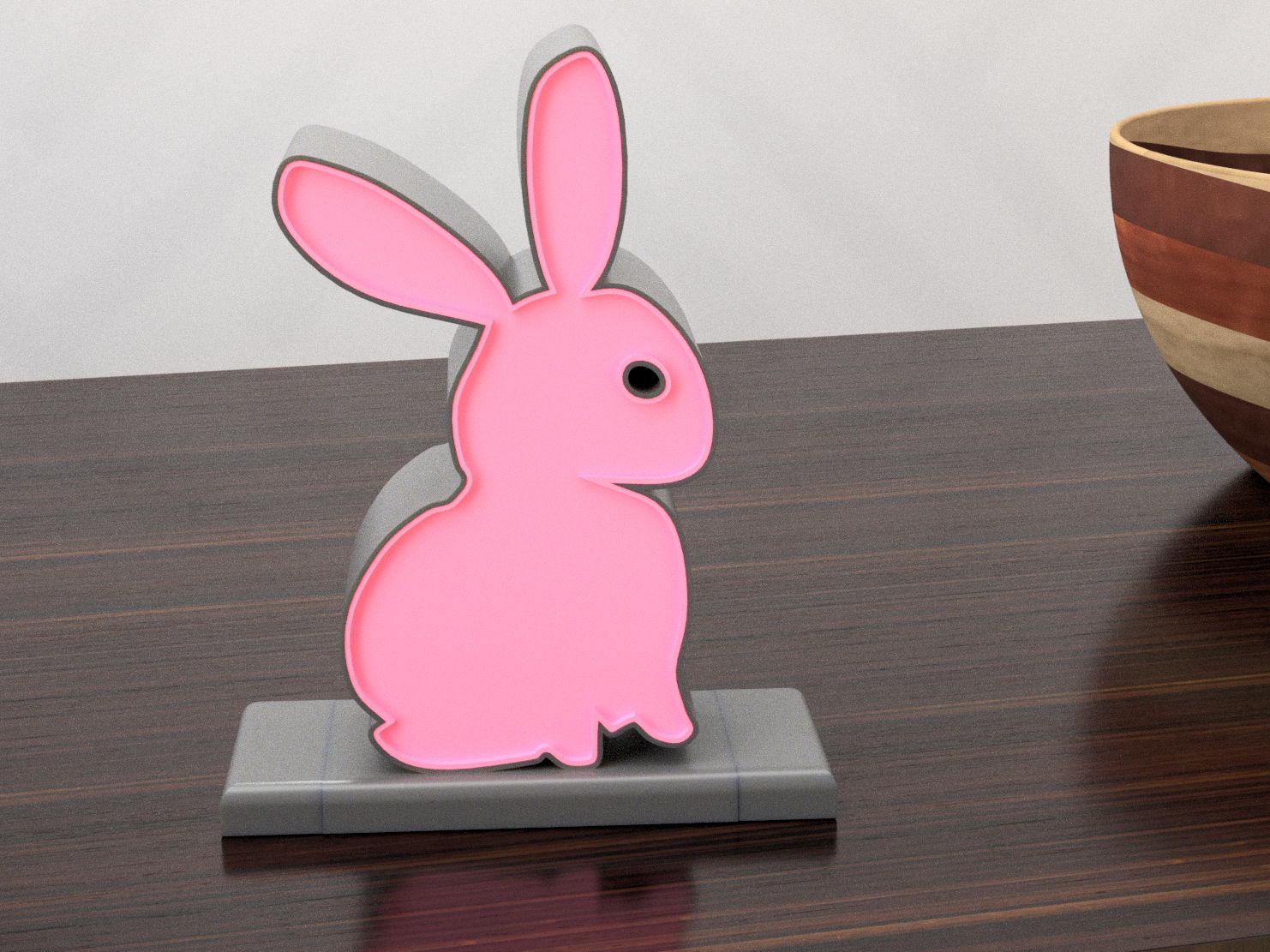 Glowing WLED Easter Rabbit