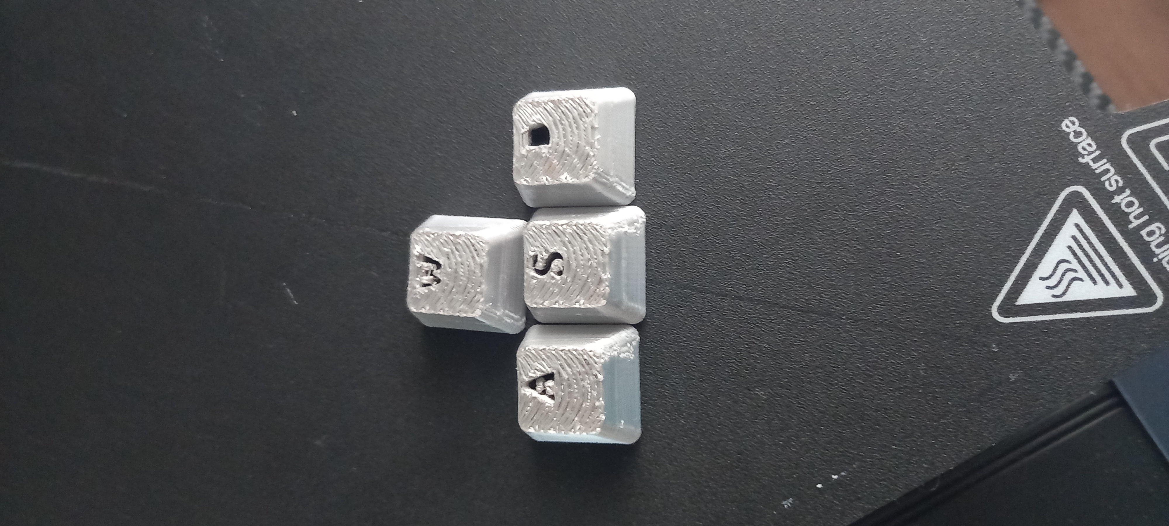 Miniatura 2 do modelo 3D Cherry MX keycaps WASD