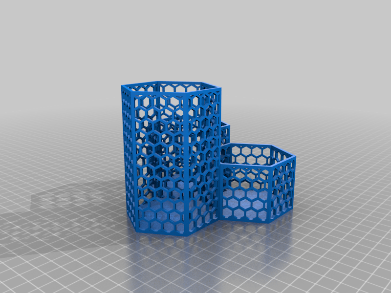 Miniatura 2 do modelo 3D Multi hex case