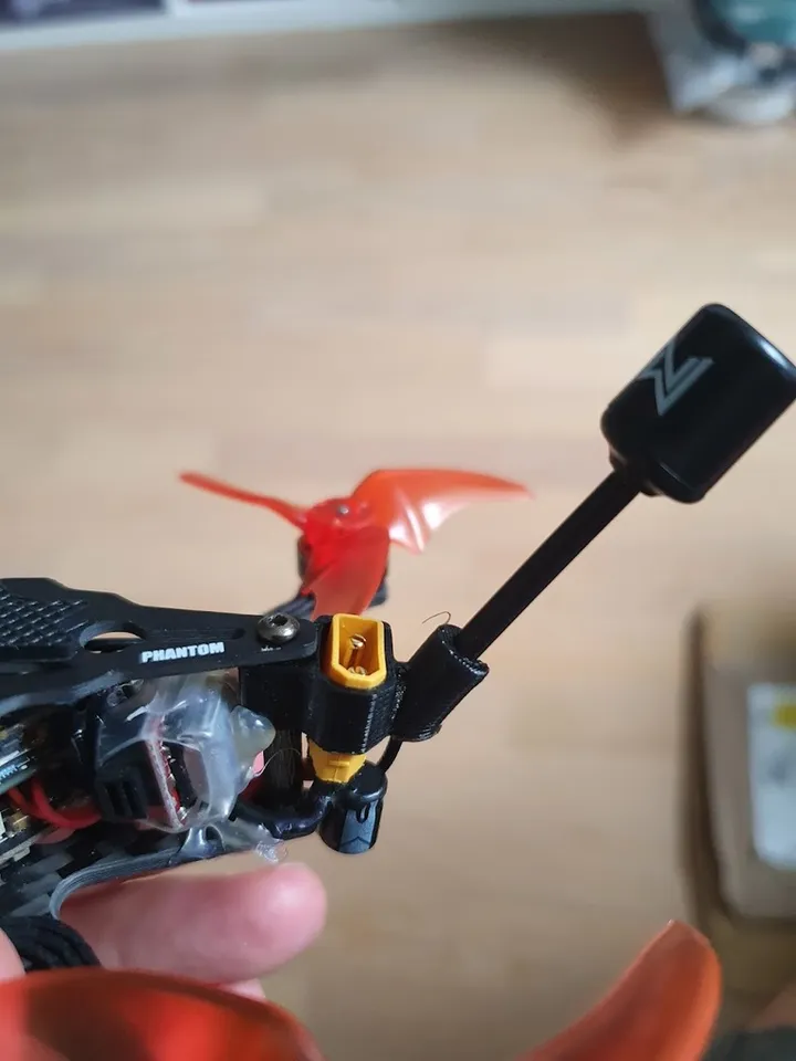 XT30 & VTX Antenna mount for GepRC GET-PT frame by eyefly