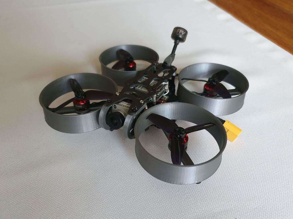 Viswhoop optimization kit propeller guards VTX antenna mount Caddx Vista mount by eyefly Download free STL model Printables