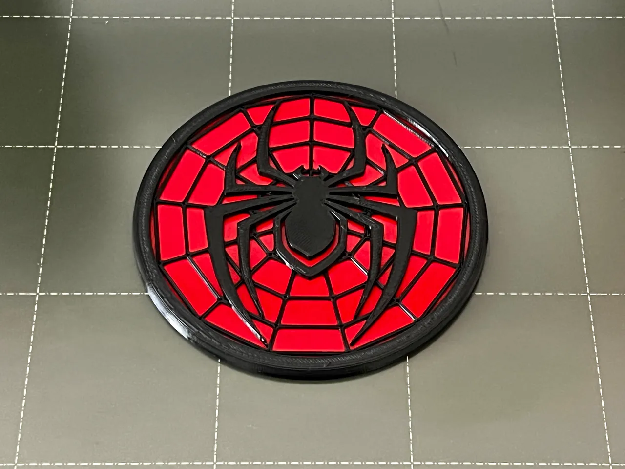 Spiderman Logo Coaster by iftibashir Download free STL model