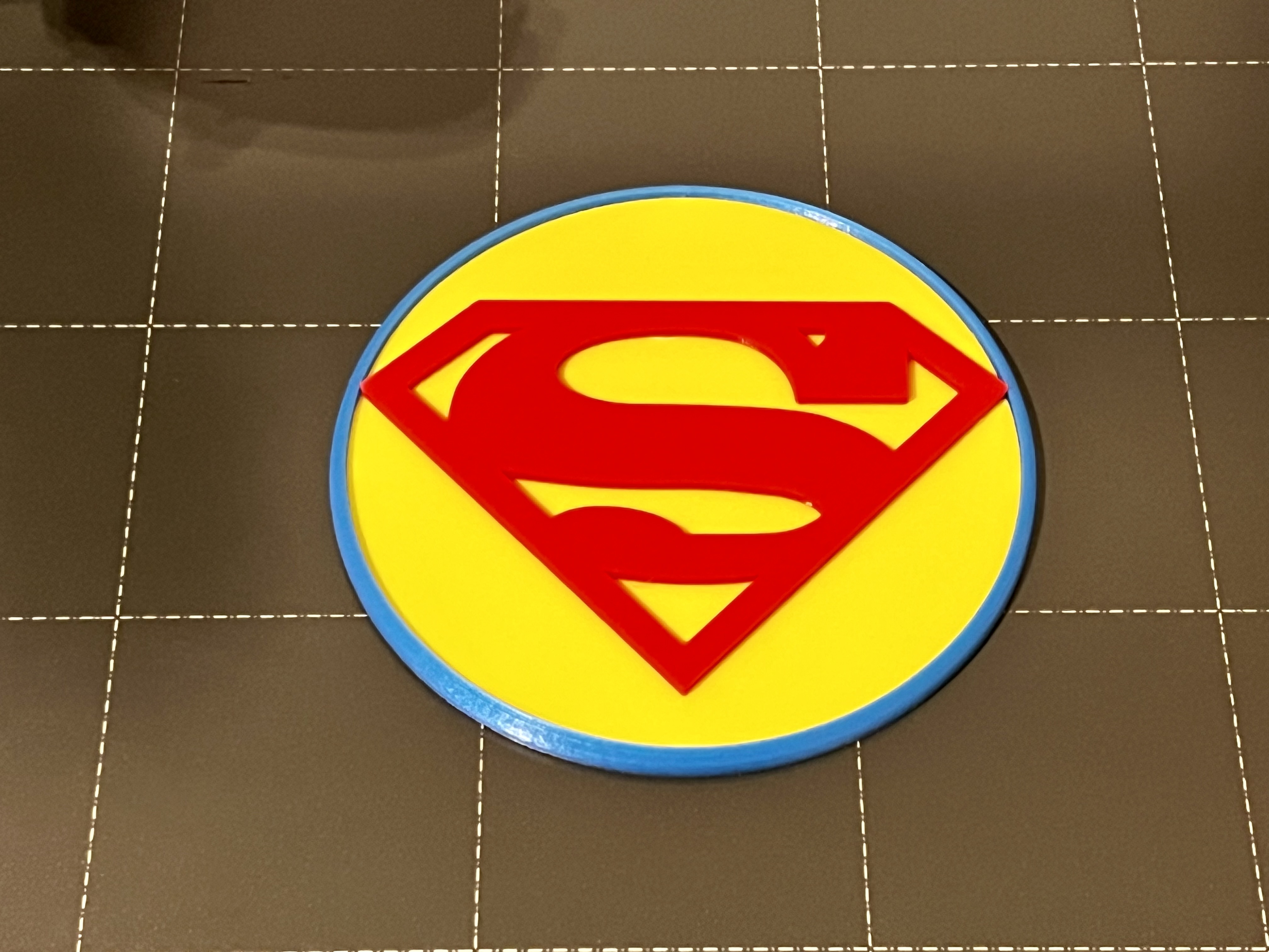 Miniatura 2 do modelo 3D Superman Logo Coaster