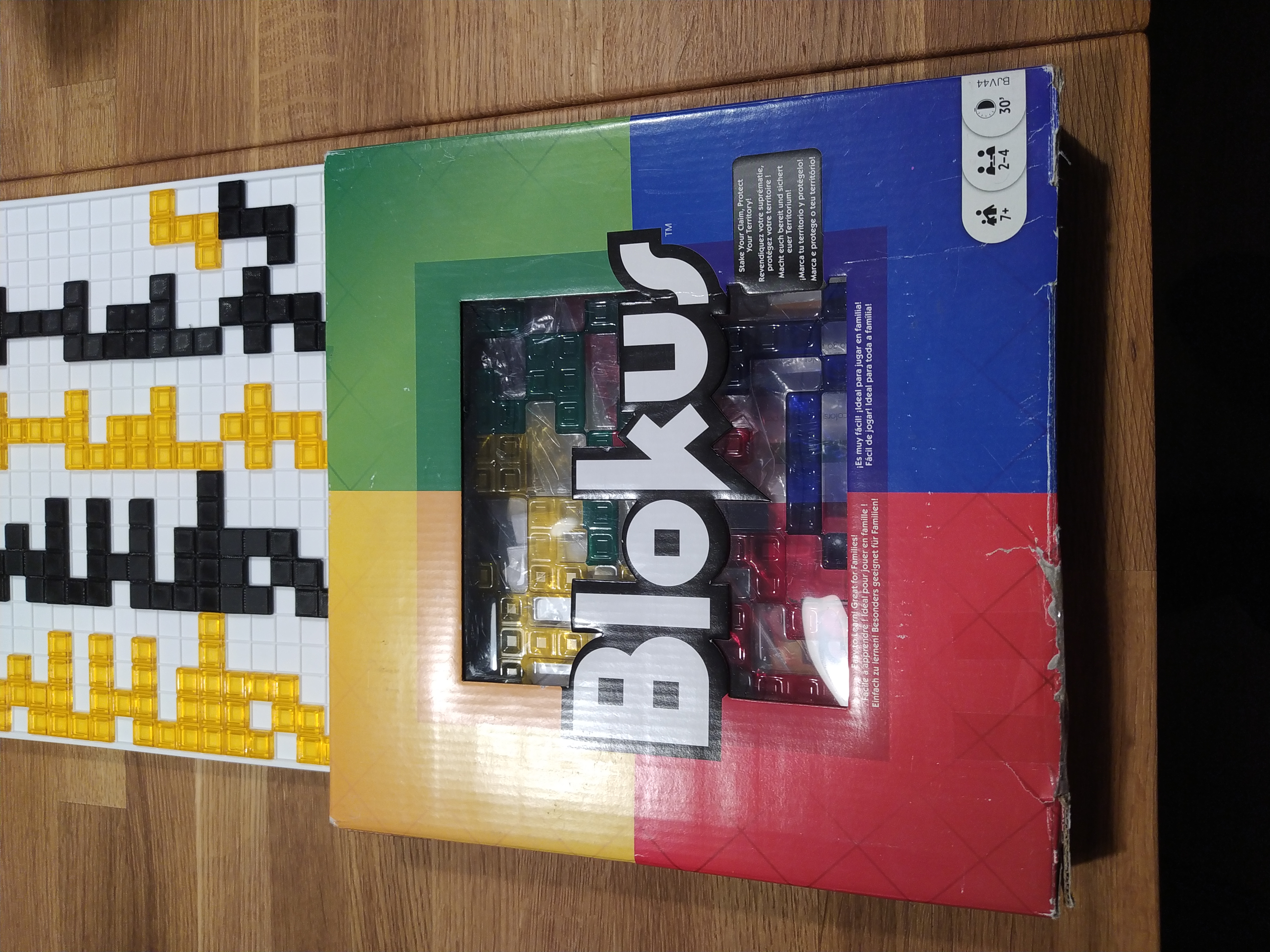 Blokus parts created with adcurtin's script