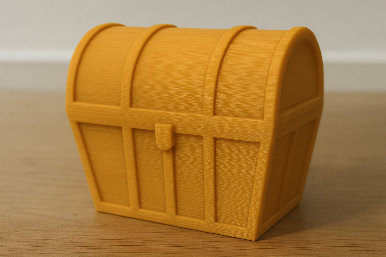 Miniatura 2 do modelo 3D Treasure Chest Container Simple