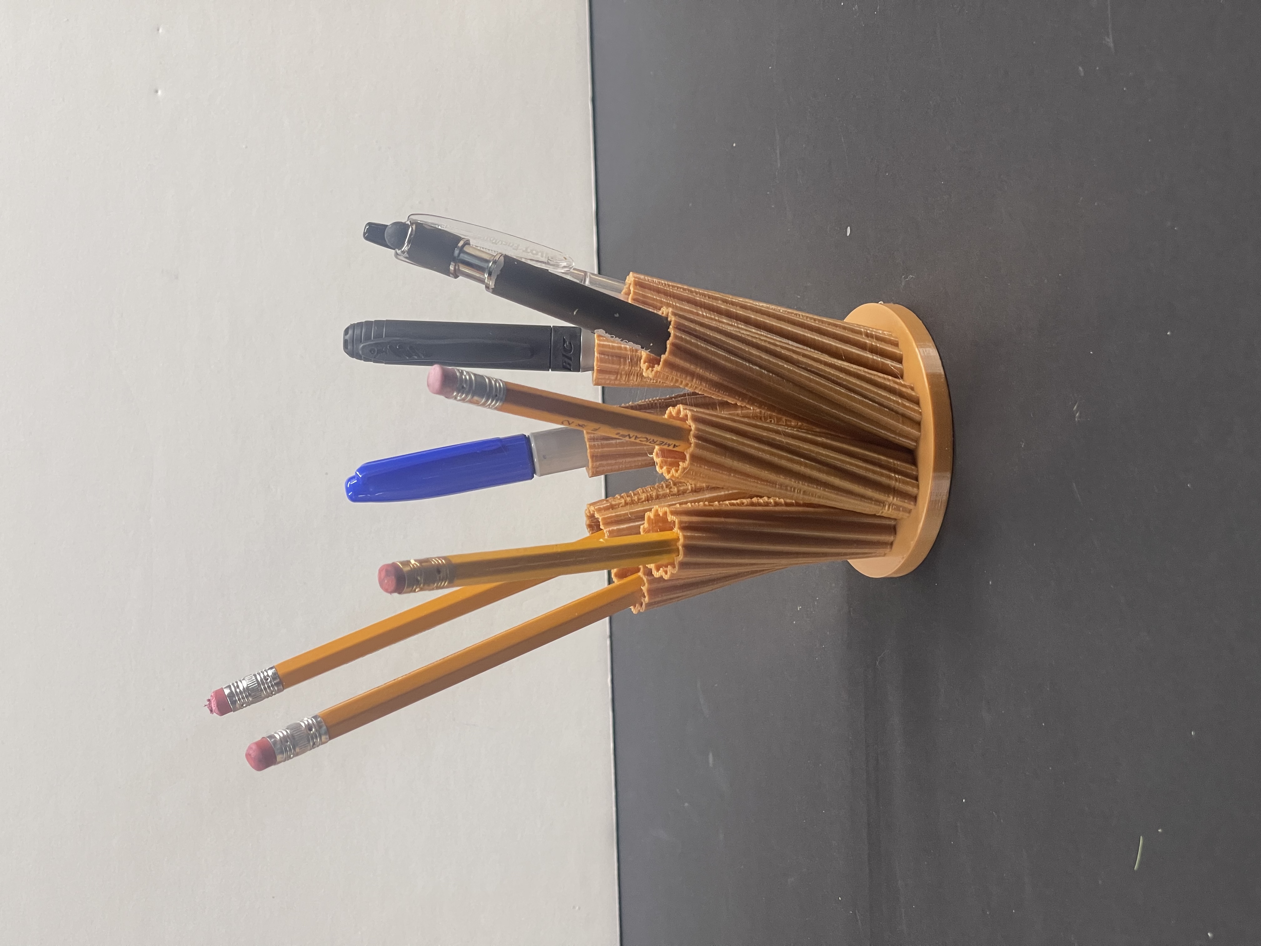 Pen-Pencil Holder - Fluted Sides