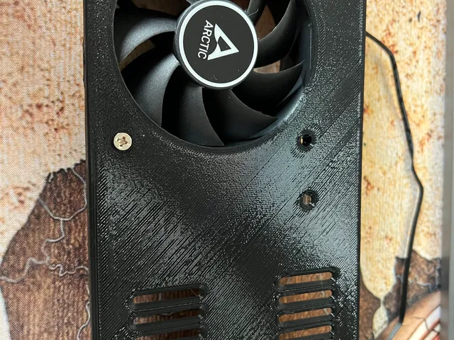 SOVOL SV06 PSU case cover for silent 80 mm fan and step-down converter (CHENGLIANG P360W24V)