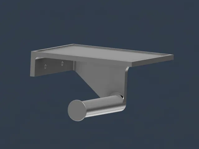 Toilet Paper Roll holder plus tray for phone