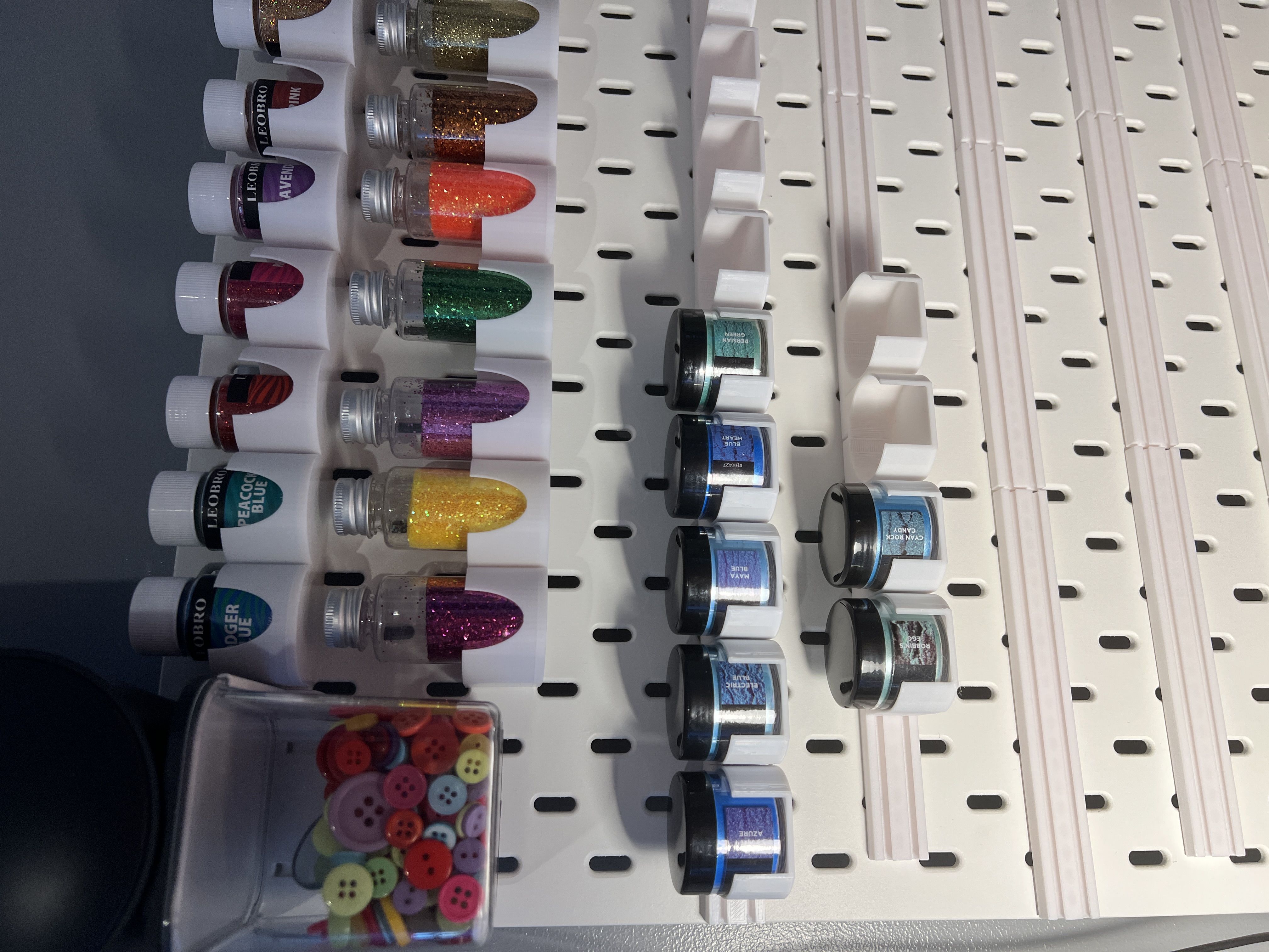 Remix of Tamiya Paint Shelves for IKEA Skadis