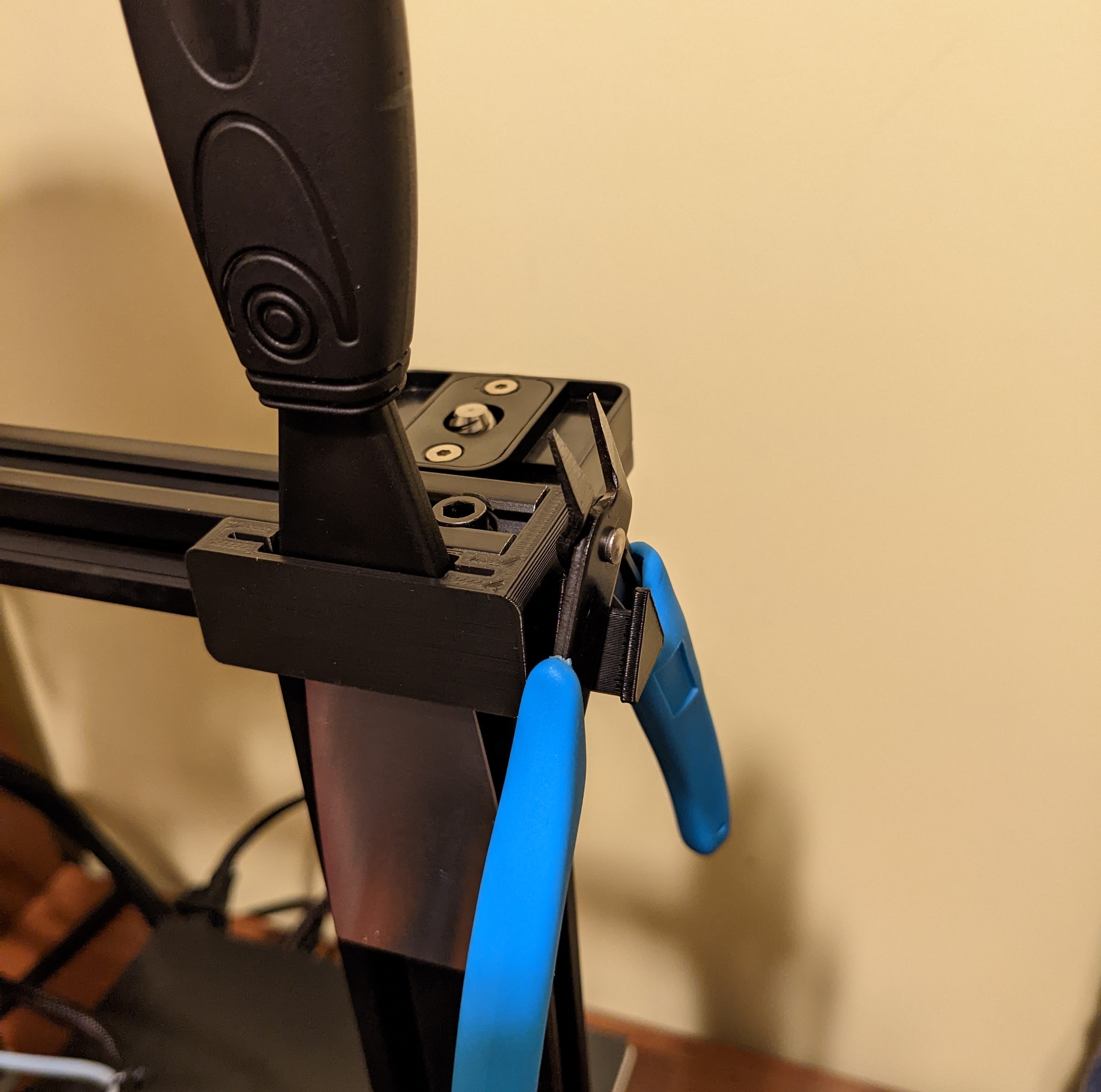 Ender 3 V2 Cutter_Scraper Holder Dual Z Mod