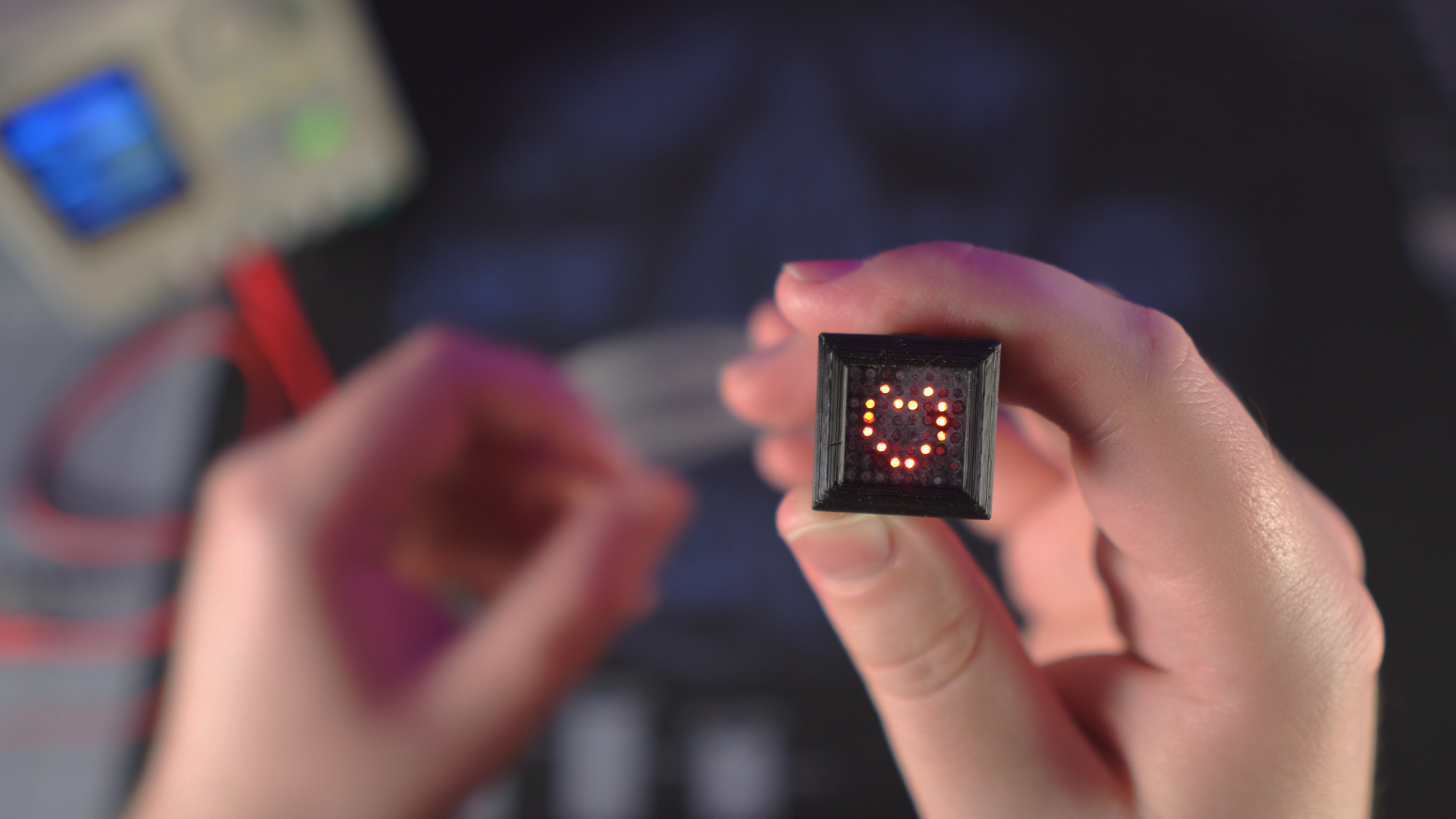 Fiberoptic Dot-Matrix-Display