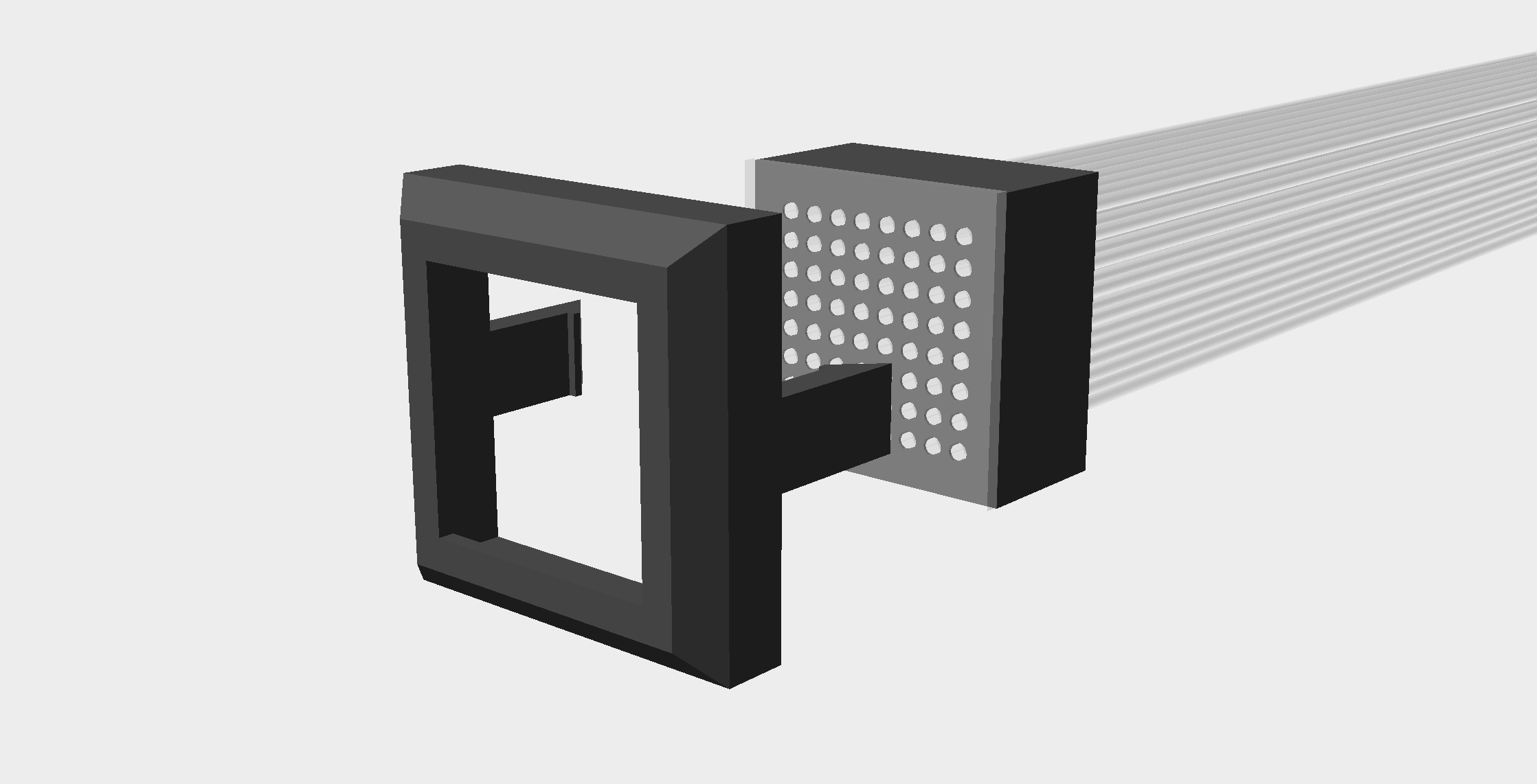 Fiberoptic Dot-Matrix-Display by Null Builds | Download free STL model ...