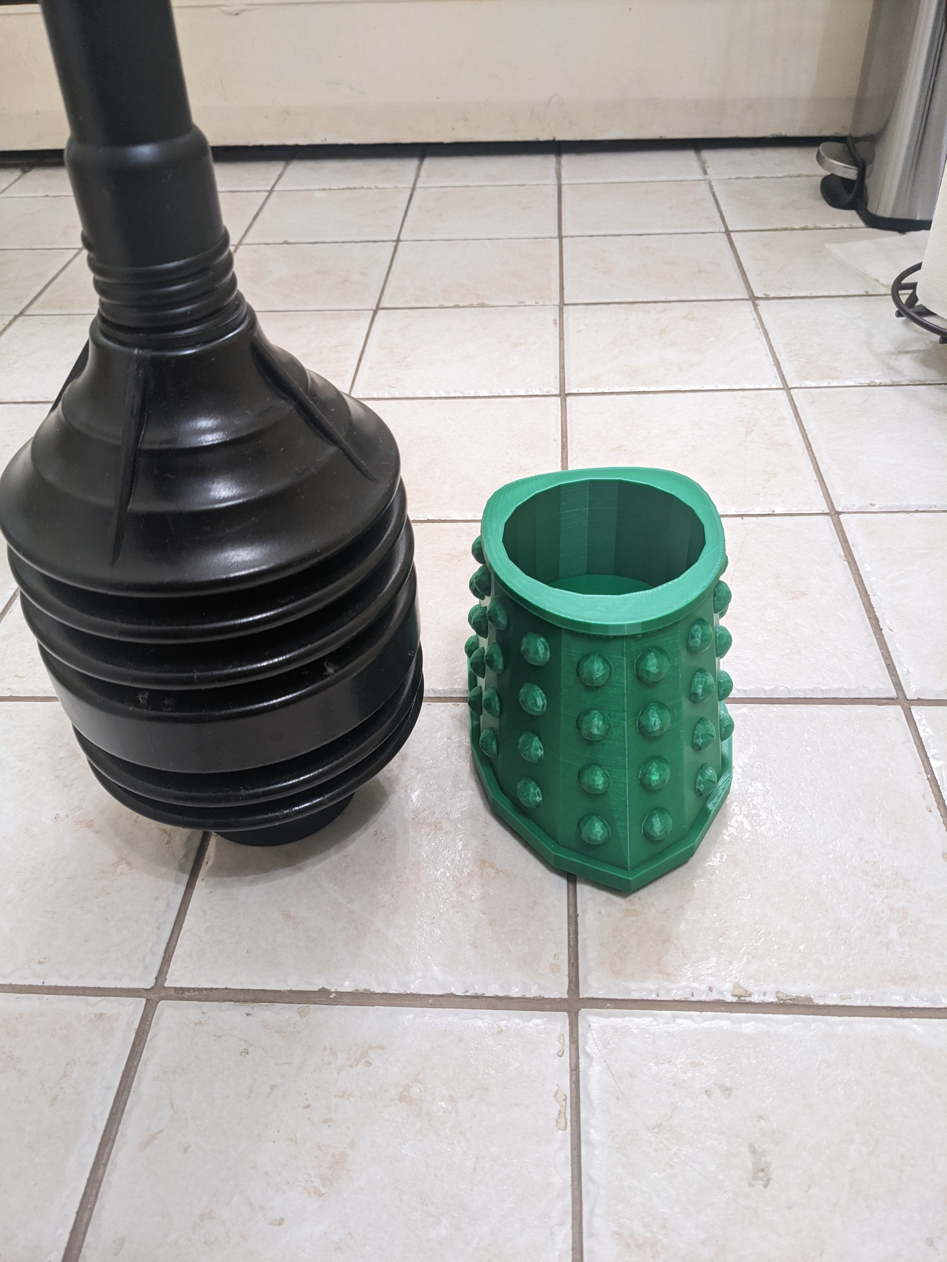 Dalek plunger holder