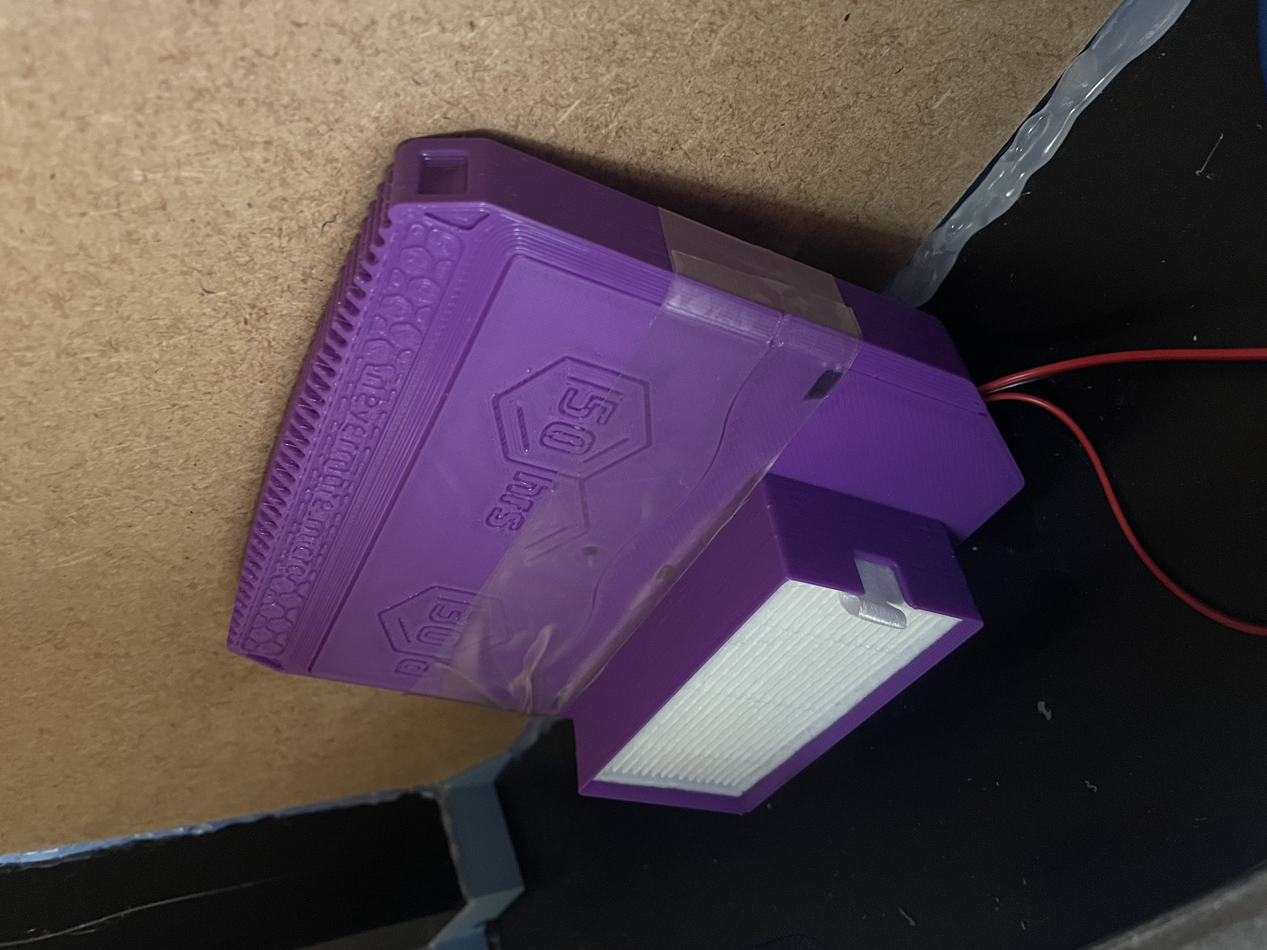 HEPA Nevermore Duo V5 Lid (HEPA Filter addon) - source included