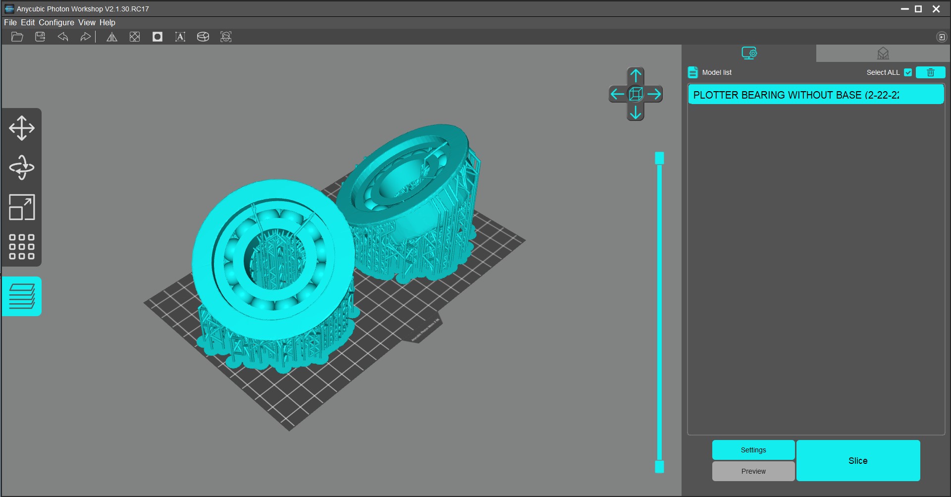 Plotter paper roll bearing end caps