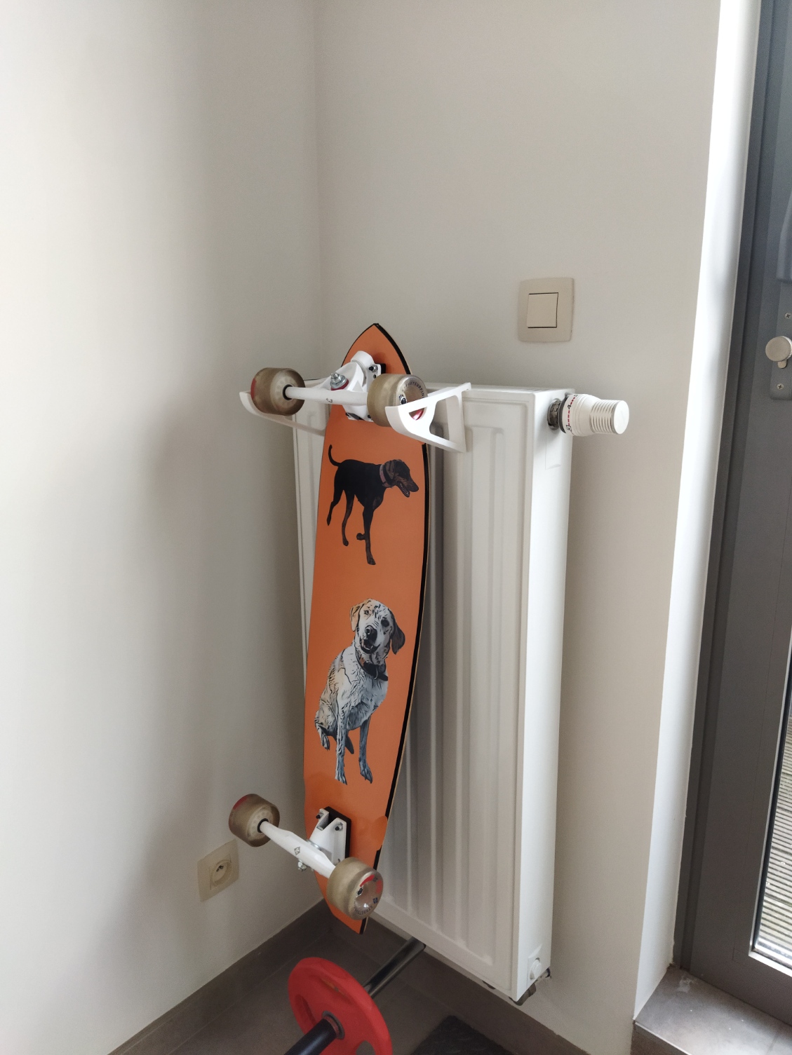 Skate/Longboard - Holder for Chauffage/Heating Radiator