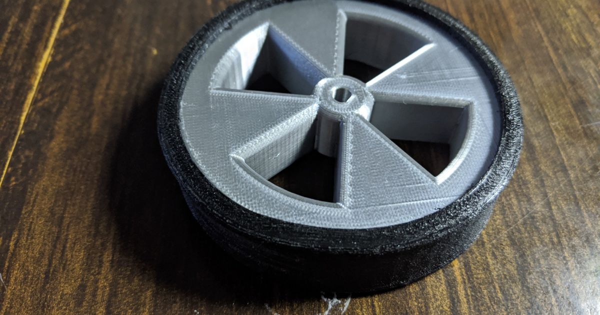 Nema 17 Wheel and Tire by Matt | Download free STL model | Printables.com