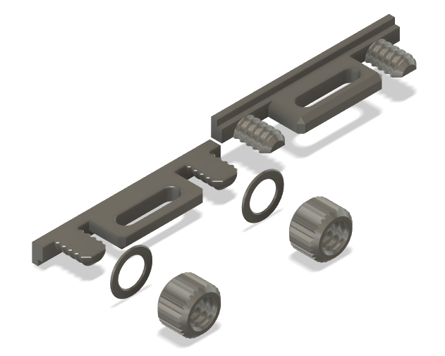 Miniatura 2 do modelo 3D Webbing Split Bracket for GFC Campers