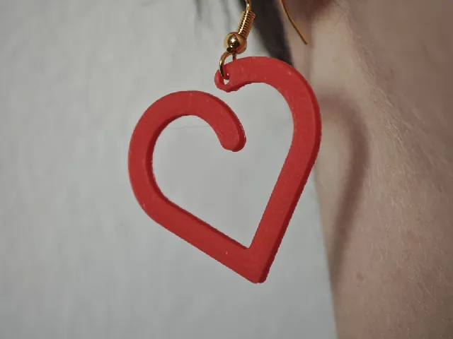 Valentine’s Heart Earrings