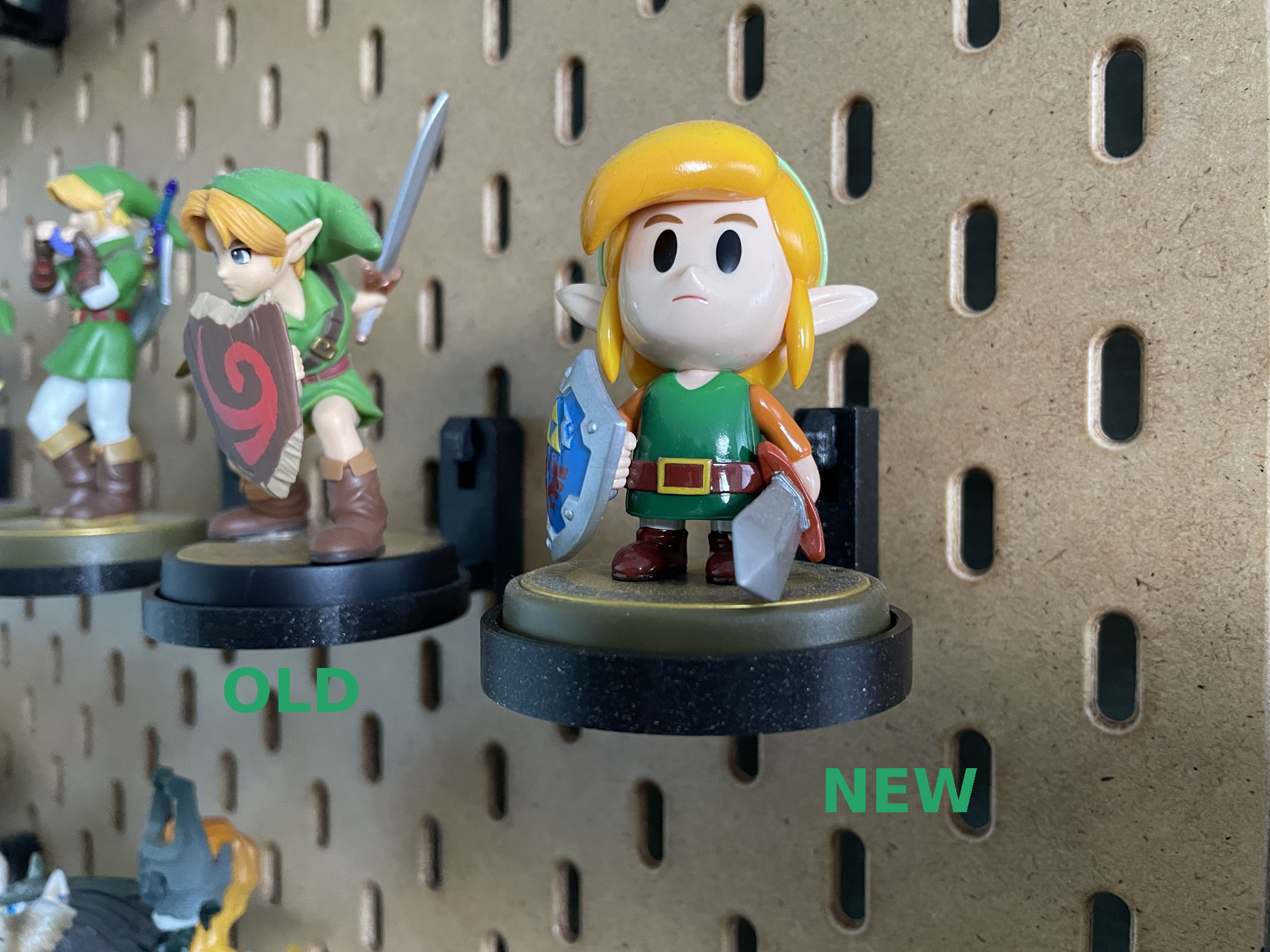 Ikea Skadis amiibo stand V2