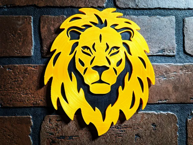Retro Lion Logo