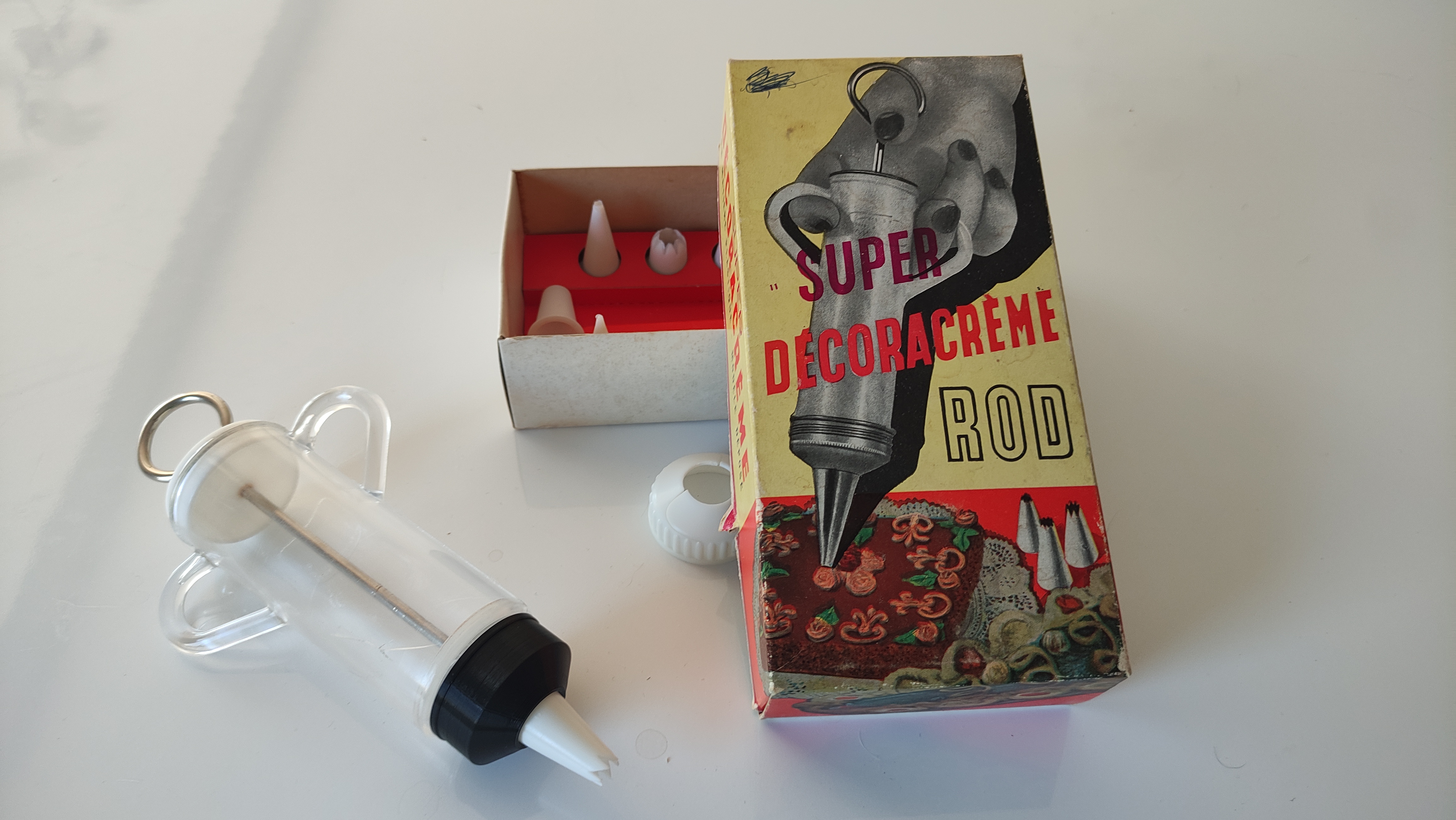 Pastry syringe nozzle Super Doracreme Rod