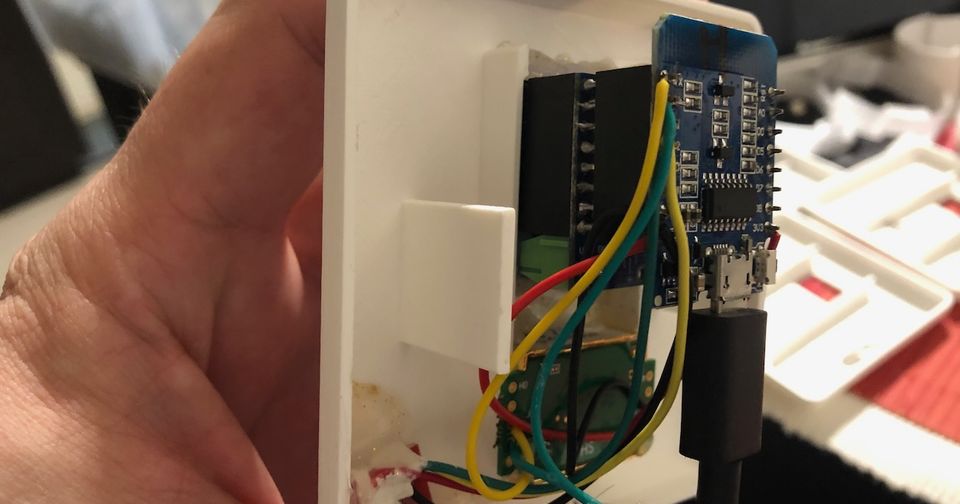 Smart Indoor Air Quality Monitor Enclosure by Ericsko Download free