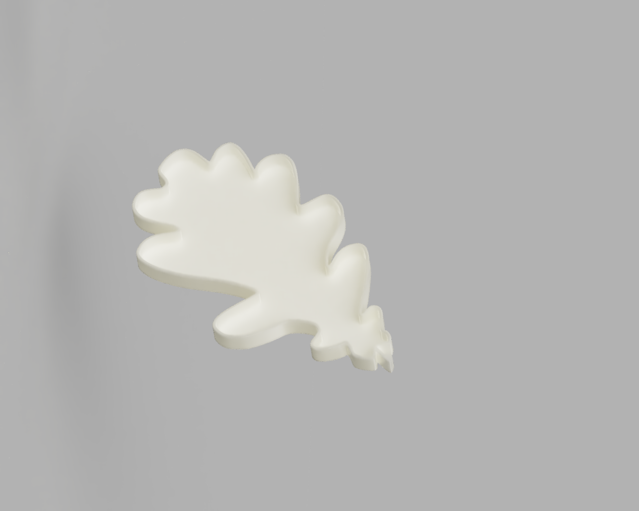 Oak leaf tray
