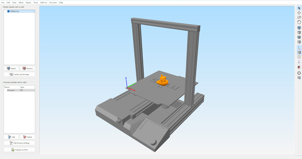 SunLu T3 Base Model For Simplify3D Slicer By Salamander_UK | Download ...