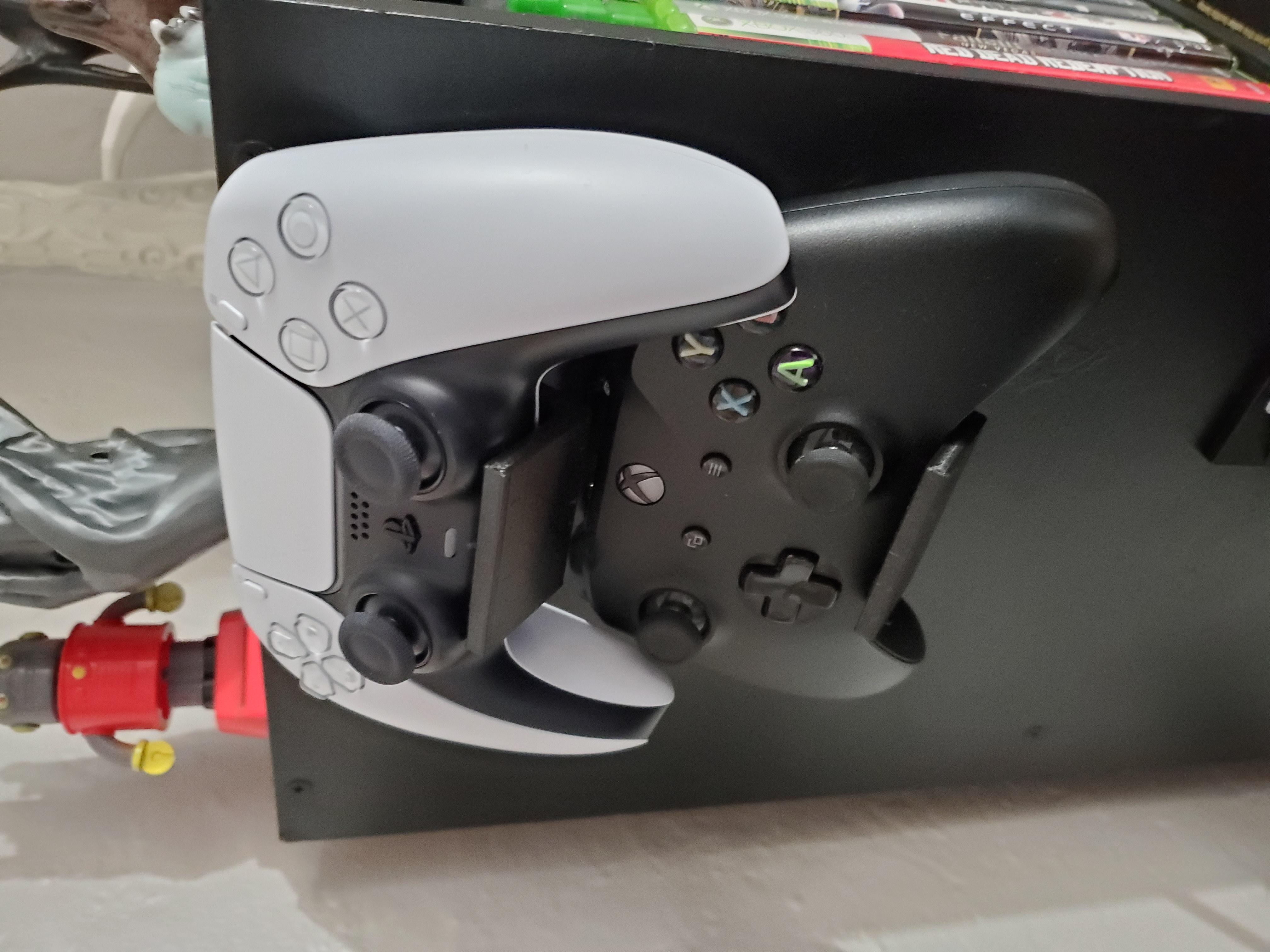 Double Controller Holder for Xbox | PS5 Vertical Wall Mount