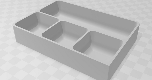 Organizer with rounded edges by Clay_47 | Download free STL model ...