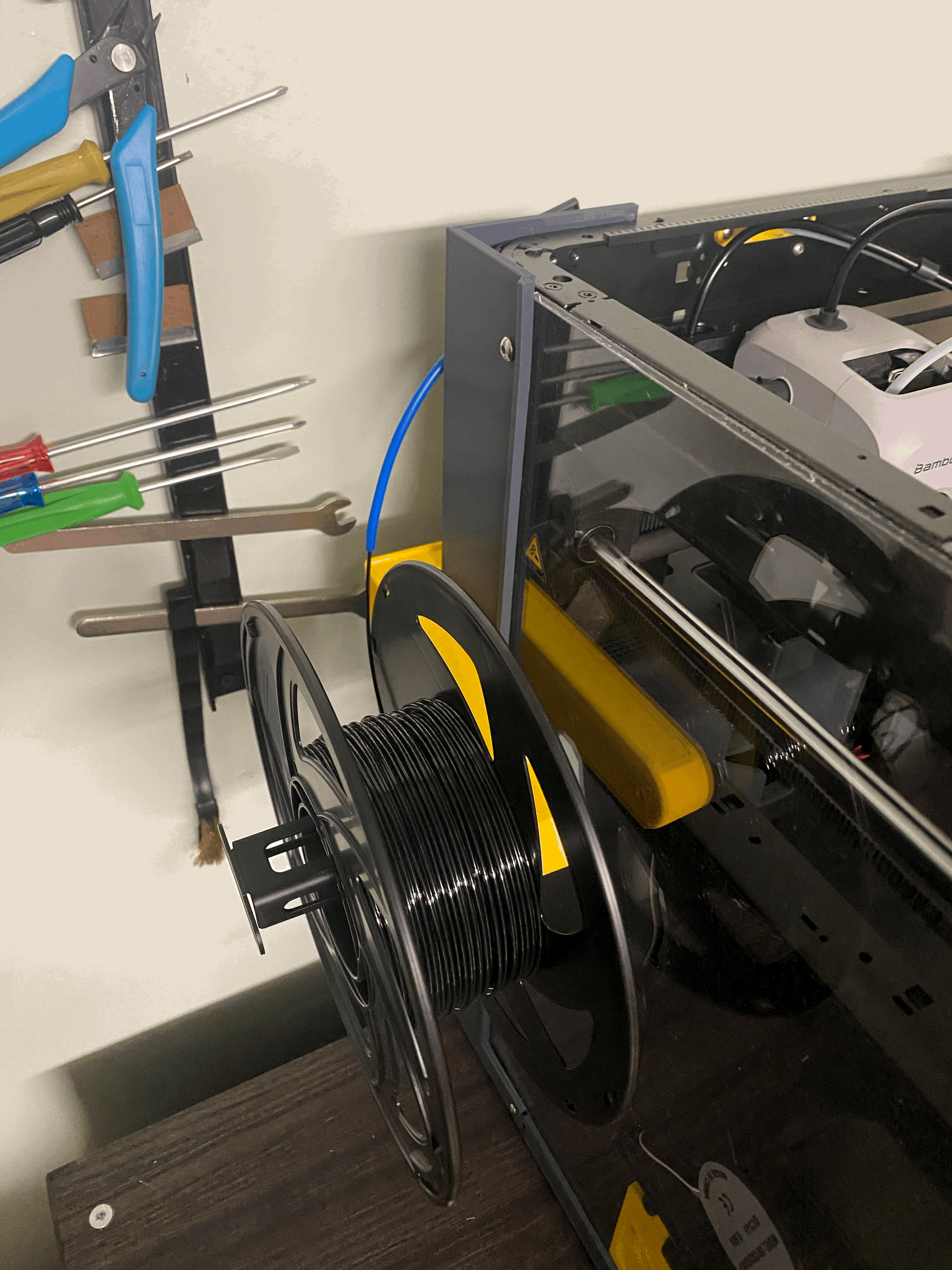 Bambu Labs P1P/X1 Side Mount spool holder
