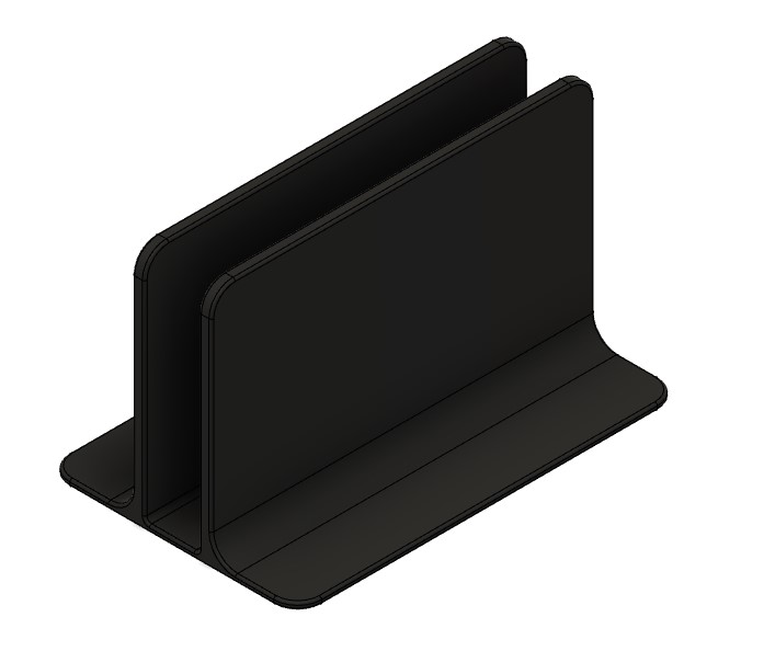 Notebook vertical stand