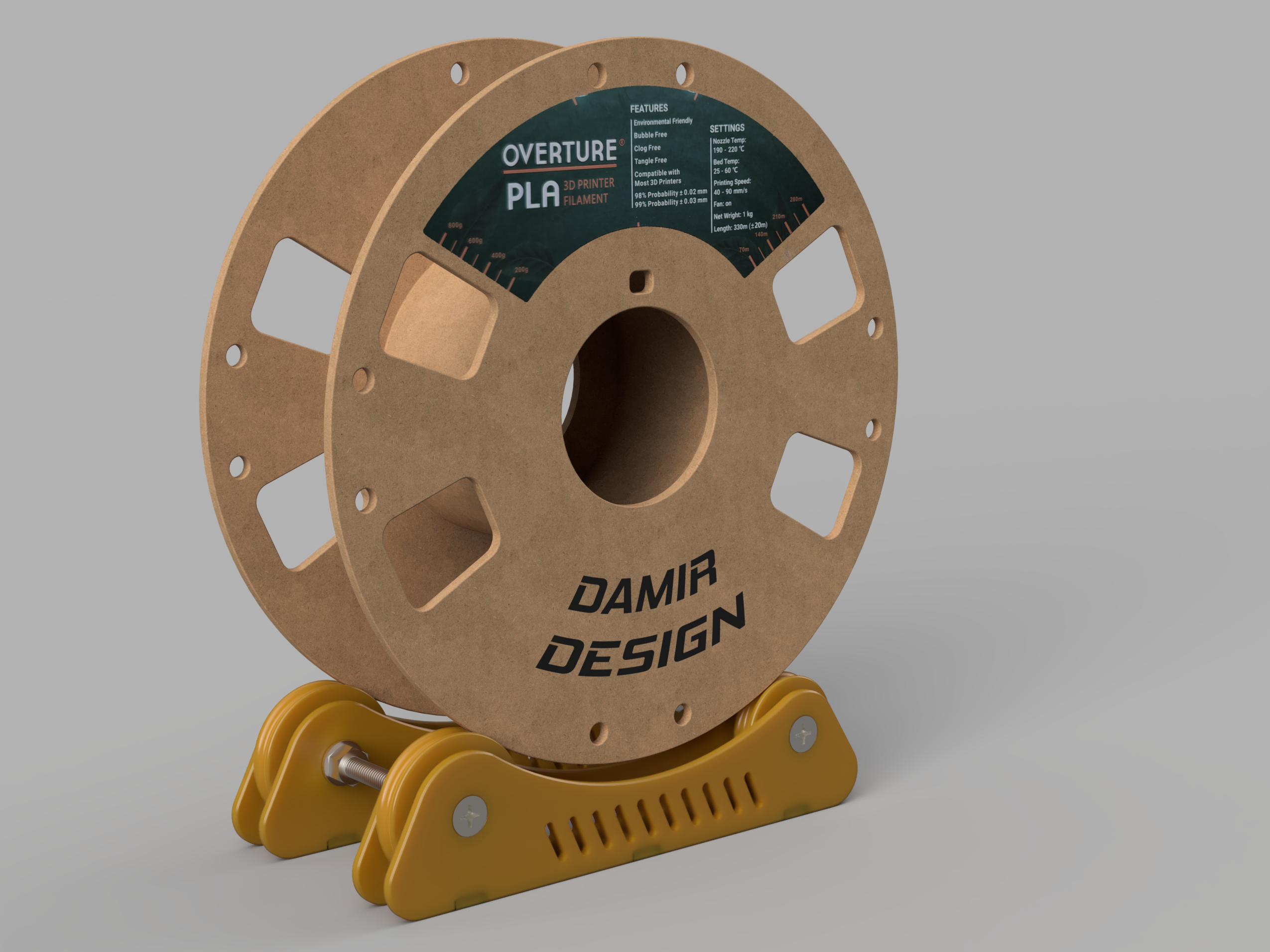 Fillament Roller (guide) With Bearings